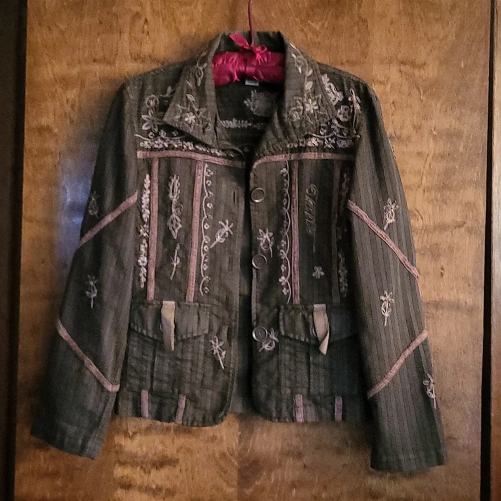 Conversation piece artsy jacket M - Picture 2 of 13